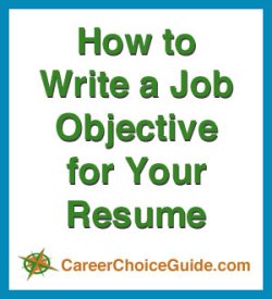 writing a career objective