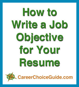 resume job objectives writing tips and samples how to write a job objective