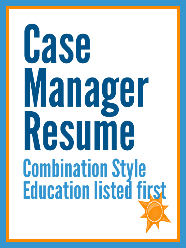 Sample case manager resume