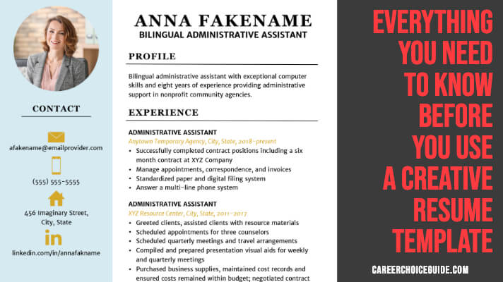 Column Resume Template from www.careerchoiceguide.com