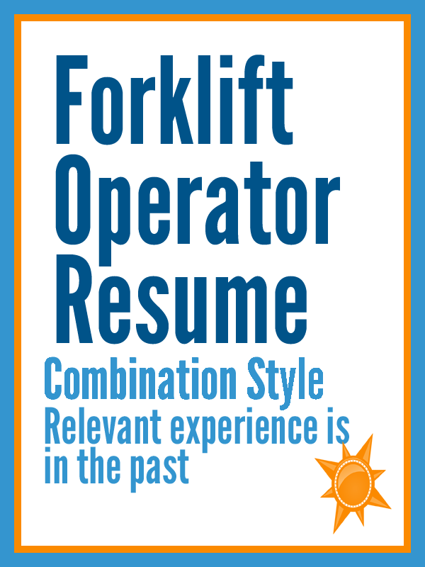 Forklift Operator Example