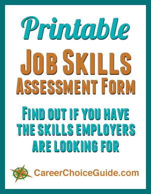 images Career Exploration Free Printable Job Skills Worksheets printable job skills list