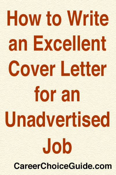 Cover Letter Writing Guide from www.careerchoiceguide.com